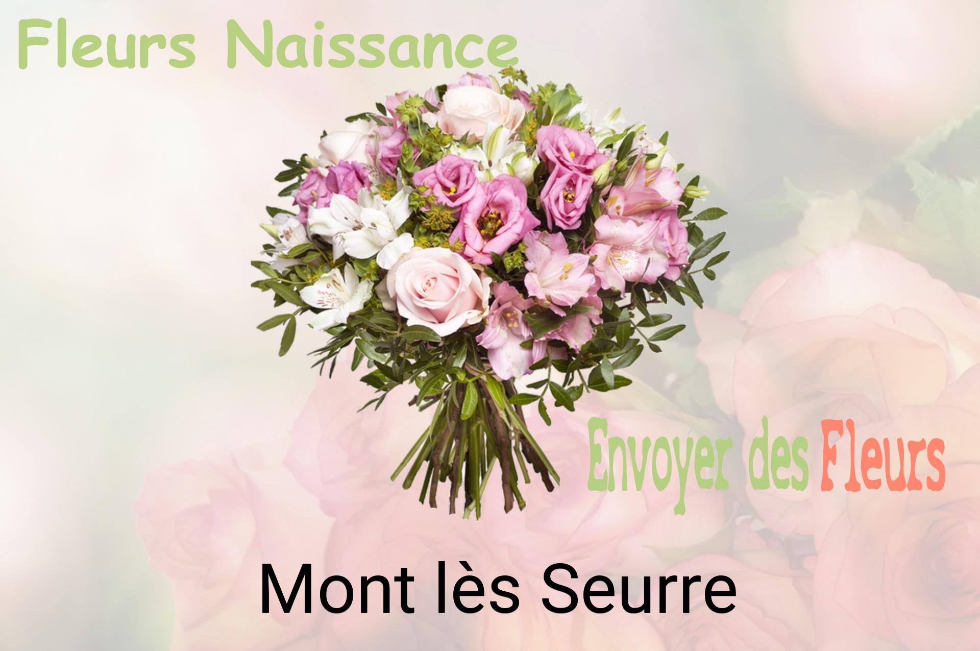Bouquet de fleurs de naissance livré à Mont-lès-Seurre